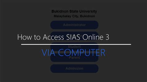 SIAS Online 3 .